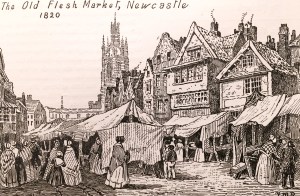 The Old Flesh Market, Newcastle, 1820