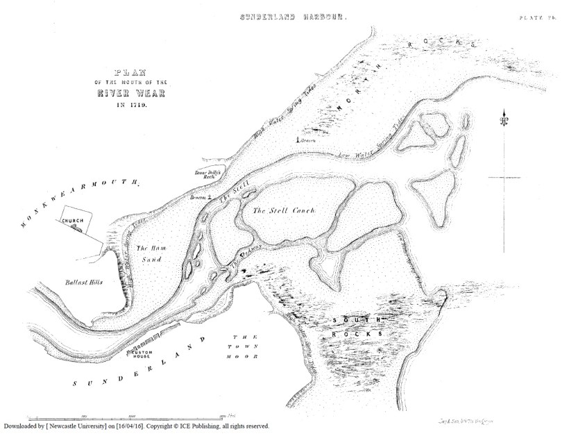 River Wear Plan 1719